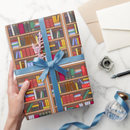 Buchverpackungspapier, Geschenkpapier für Biblioth