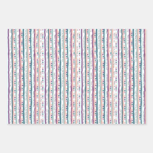 Buchverpackungspapierblätter Geschenkpapier Set (Vorderseite 2)