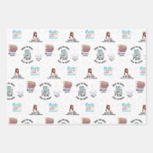 Buchverpackungspapierblätter Geschenkpapier Set (Vorderseite)