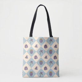 Buchverrückte Mädchen-Akademie-Zauberer Blau Tasche