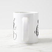 Buchvortrag Jumbo-Tasse (Rückseite)