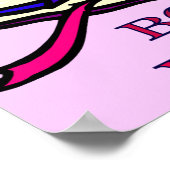 Buchweibliche Printwerbung Poster (Ecke)