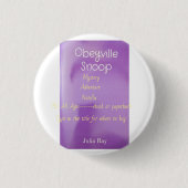 Buchwerbung Button (Vorderseite)