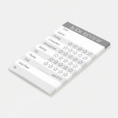 Buchwertschlepper (LG) Post-it Klebezettel (angewinkelt)