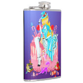 Buchwurm-Hip-Flask Flachmann (Rechts)