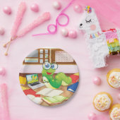 Buchwurm in der Klasse Pappteller (Party)