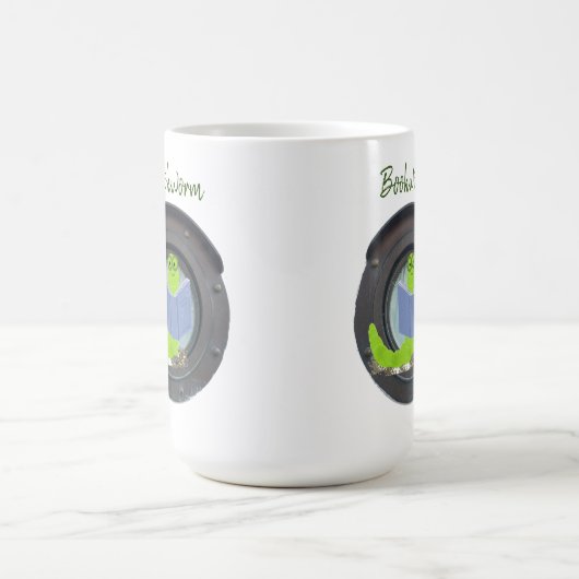 Buchwurm in einem Porthole Kaffeetasse (Mittel)