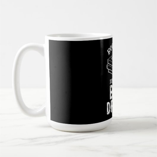 Buchwurm ist ein Buchdrache großartiger Buchliebha Kaffeetasse (Links)