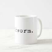 Buchwurm Kaffeetasse (VorderseiteRechts)