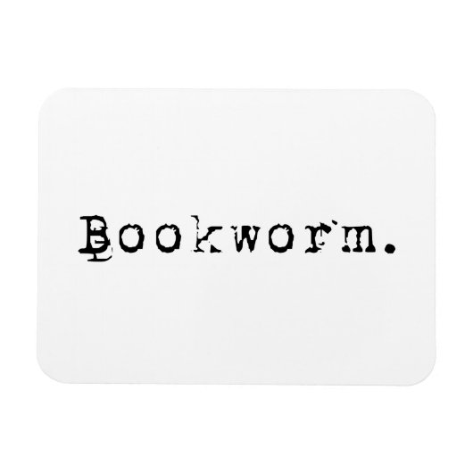 Buchwurm Magnet (Horizontal)