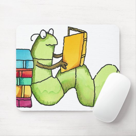Buchwurm Mousepad (Mit Mouse)