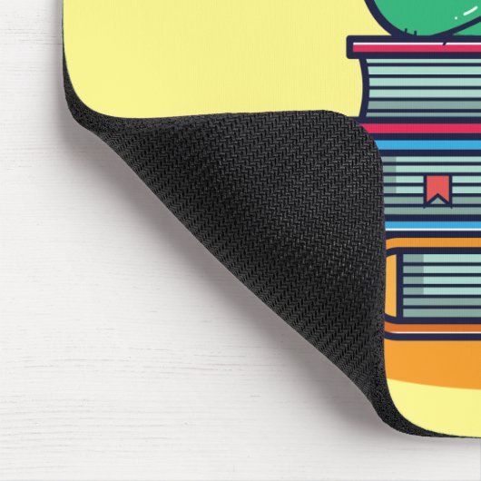 Buchwurm Mousepad (Ecke)