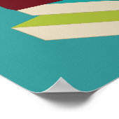 Buchwurm Poster (Ecke)
