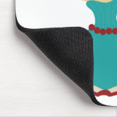 Buchwurm Princess Mousepad für Kinder (Ecke)