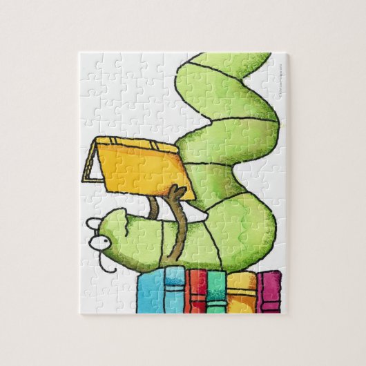 Buchwurm Puzzle (Vertikal)