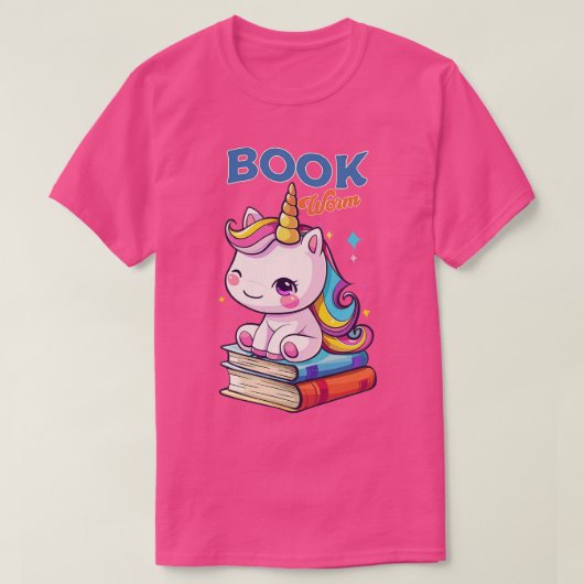 Buchwurm T-Shirt (Design vorne)