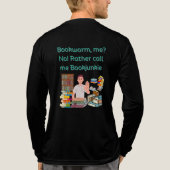 Buchwurm Tri-Blend Shirt (Rückseite)