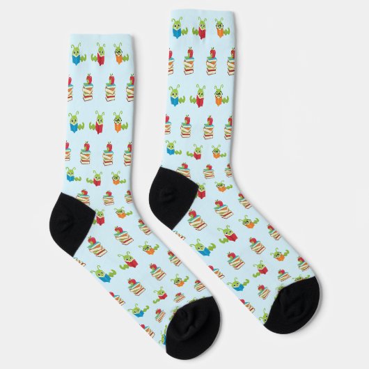 Buchwurm und Büchersocken - Bibliothekare Socken (Rechts)