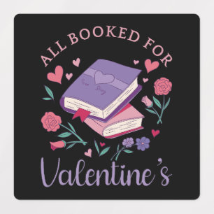 Buchwürmer - Alle für Valentinstag gebucht II Etiketten