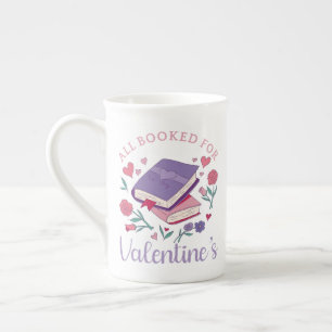 Buchwürmer - Alle für Valentinstag gebucht II Porzellantasse