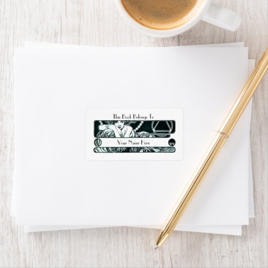 Buchzeichen Adressaufkleber (Insitu)