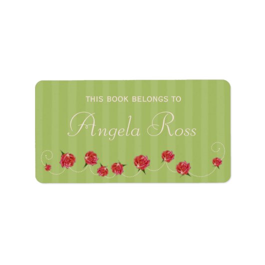 Buchzeichen Adressaufkleber (Vorne)