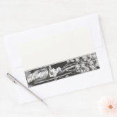 Buchzeichen-Aufkleber Rechteckiger Aufkleber (Umschlag)