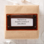 Buchzeichen "Buchspende" (Insitu)