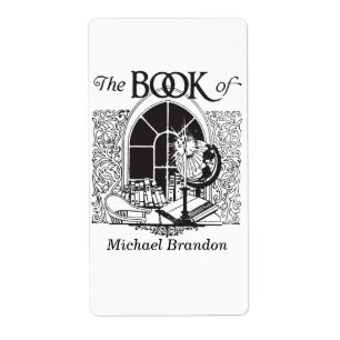 Buchzeichen Candle Desk Labels