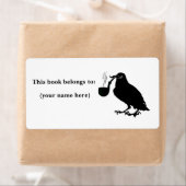 Buchzeichen der Mustache, quadratisch (Insitu)