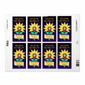 Buchzeichen dieses Buch gehört Kunst Nouveau Blume (Vorne)