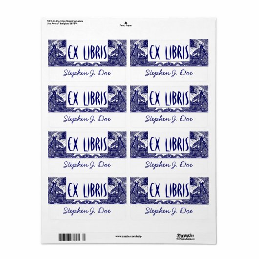 Buchzeichen Dragons in Dungeon Bookend EX LIBRIS (Vorne)