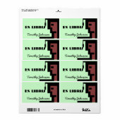 Buchzeichen Ex Libris Name Geometric Graduate Scho (Vorne)