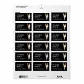 Buchzeichen Ex Libris Name Koch Cookbook gehört zu Adressaufkleber (Vorne)