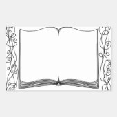 Buchzeichen für Buchaufkleber (Vorderseite)