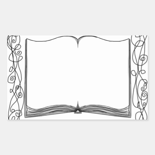 Buchzeichen für Buchaufkleber (Vorderseite)