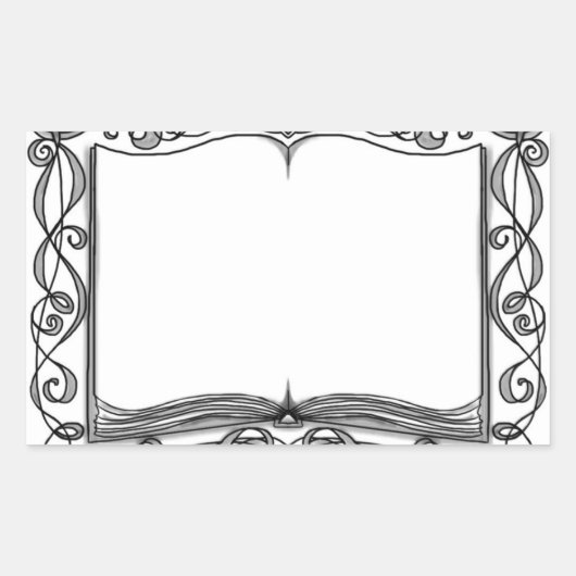 Buchzeichen für Buchaufkleber (Vorderseite)