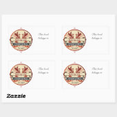 Buchzeichen für Hochschulwesen Rechteckiger Aufkleber (Blatt)