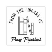 Buchzeichen für Personalisierte Namen von Büchern  Permastempel (Design)