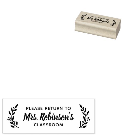 Buchzeichen für rustikale Zweigstellen Gummistempel (Stempel)