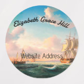 Buchzeichen für signierte Kopien und Autoren Etiketten (Design 1)