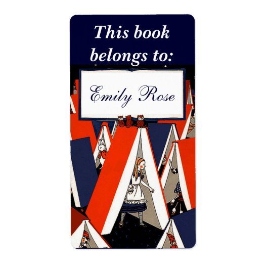 Buchzeichen für Vintage Darstellung (Vorne)