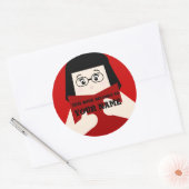Buchzeichen Girl 2 Lesebuch Custom Sticker (Umschlag)