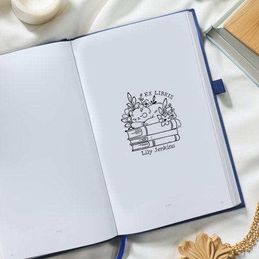 Buchzeichen Gummistempel