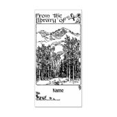 Buchzeichen Gummistempel (Prägung)