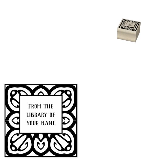 Buchzeichen Gummistempel (Stempel)