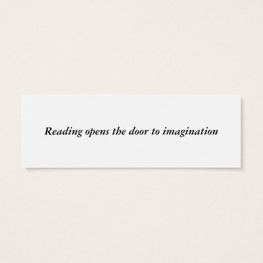 Buchzeichen - Ich lese dieses Buch (Rückseite)