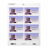 Buchzeichen Labels (Vorne)