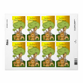 Buchzeichen Labels School Teens Kids Dschungel 2 (Vorne)