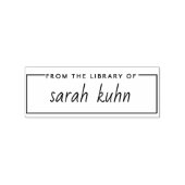 Buchzeichen Library Briefmarke, Book Briefmarke Gummistempel (Prägung)